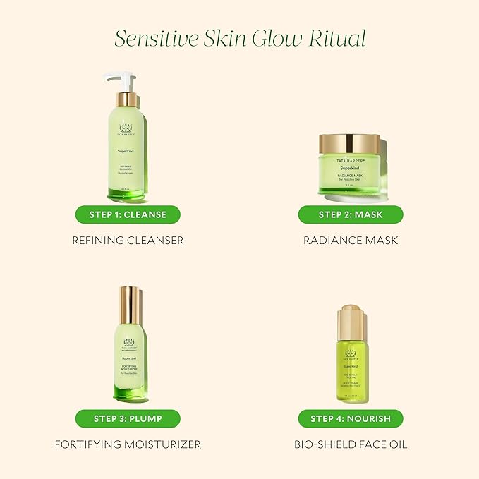 Tata Harper Superkind Radiance Mask, Gentle Glow Mask for Sensitive Skin, Skin Barrier Support, Hypoallergenic Skincare, Fragrance Free, Natural Skincare, Dermatologist Tested, Vegan, 30ml-FemmiqueWomen