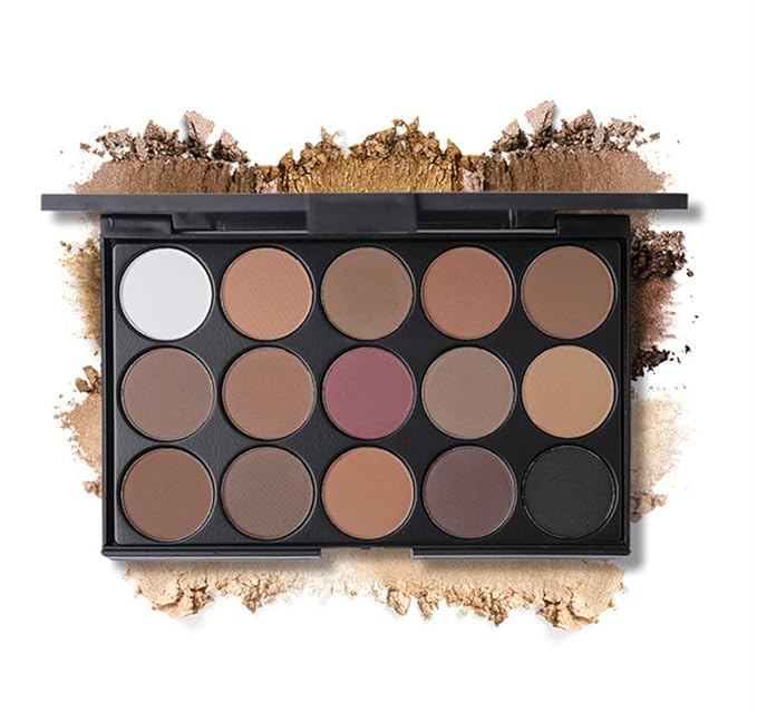 15 Colors Eyeshadow Makeup Palette Cosmetic Contouring Kit - Perfect for Professional and Daily Use-FemmiqueWomen