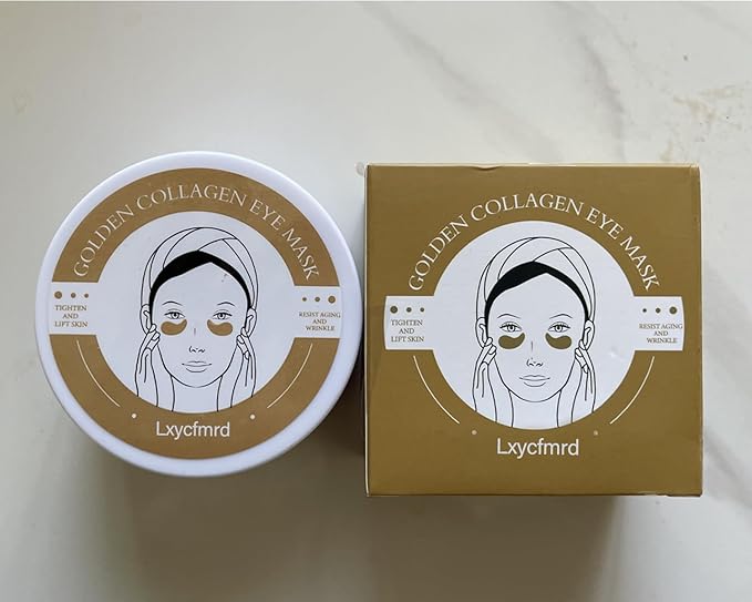 24K Gold Under Eye Masks, Eye Masks for Dark Circles, Anti Wrinkle Under Eye Gel Pads, Eye Mask for Puffy Eyes, Skincare | 60 Pieces/30 Pairs-FemmiqueWomen