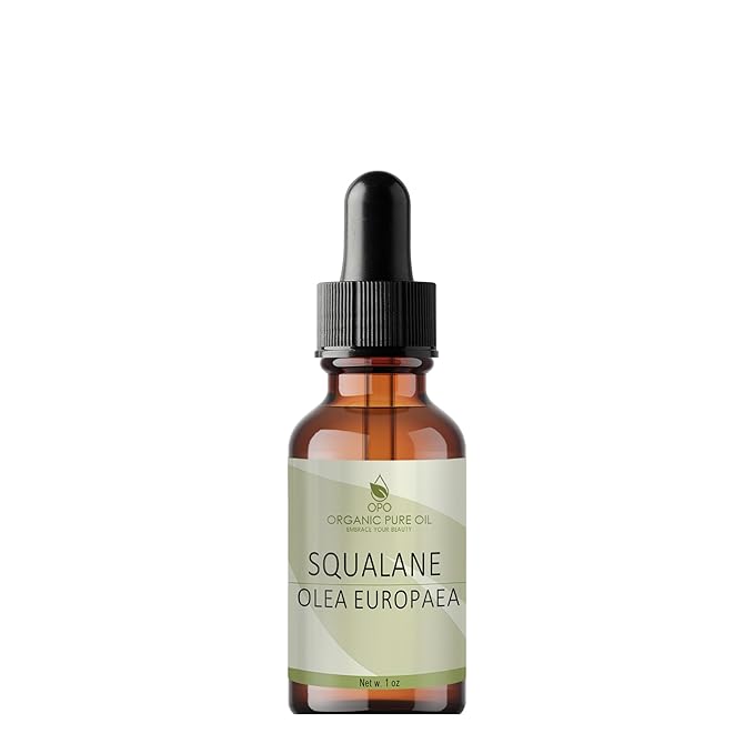 Squalane Oil - 1 oz - 30ml Glass & Dropper - Pure, Plant-Derived, Non GMO, Refined Squalene from Olives - Ultra Hydrating Carrier Facial Oil for Under Eyes, Skin, Hair, Body, Scalp & More-FemmiqueWomen