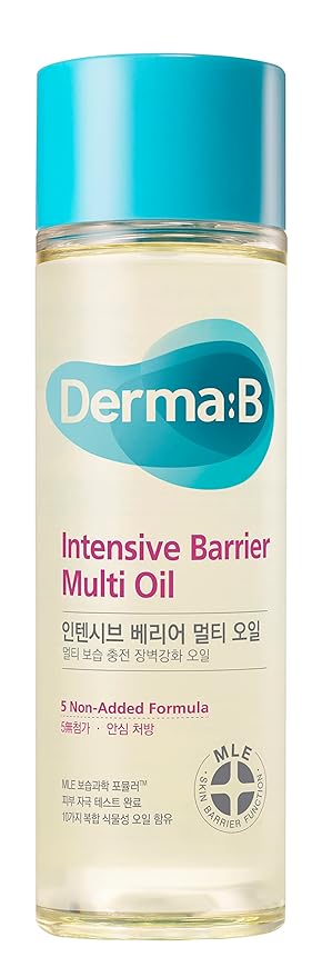 Derma B | Intensive Barrier Multi Body Oil | Moisturizing Non-Sticky Multi-Use Oil After Shower | 10 Botanical Skin Oil for Sensitive Skin | Korean Body Oils for Women & Men | 4.56 fl oz (135ml)-FemmiqueWomen