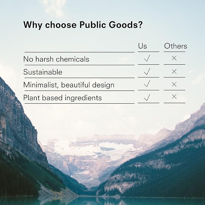 Public Goods Hand Soap | Cleansing Soap for Kitchen & Bathroom | Made with Natural Essential Oils | Paraben & Sulfate Free | Vegan Friendly | 34 Fl Oz Refill-FemmiqueWomen