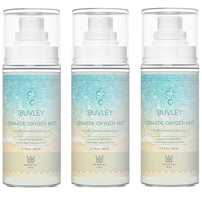 Ceramide Oxygen Face Mist | Low pH, Vegan, Cruelty Free | Hydrating Refreshing Soothing Facial Mist Spray with Antioxidants 2.7 Fl Oz (3)-FemmiqueWomen
