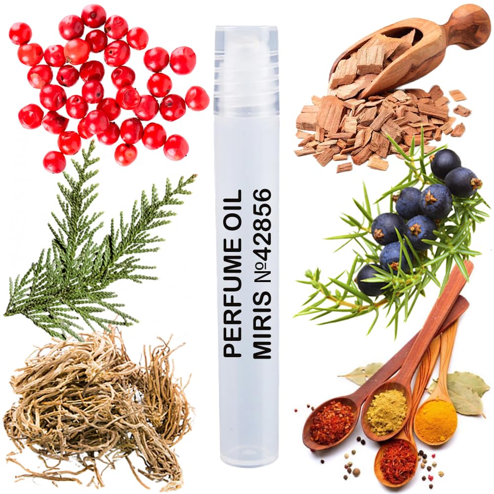 MIRIS Perfume Oil No. 42856, Inspired by Sycomore, Long-Lasting Unisex Roll-On For Women and Men, Rollerball 0.34 Fl Oz / 10 ml-FemmiqueWomen