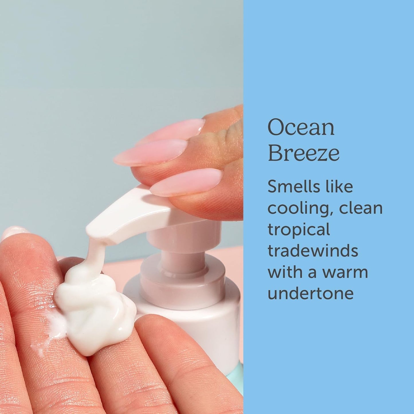 Nectar Life Exfoliating & Moisturizing Hand Wash, Volcanic Pumice for Hand Scrub, Shea Butter Softens Hands, Clean Vegan Ingredients. Ocean Breeze Scent-FemmiqueWomen