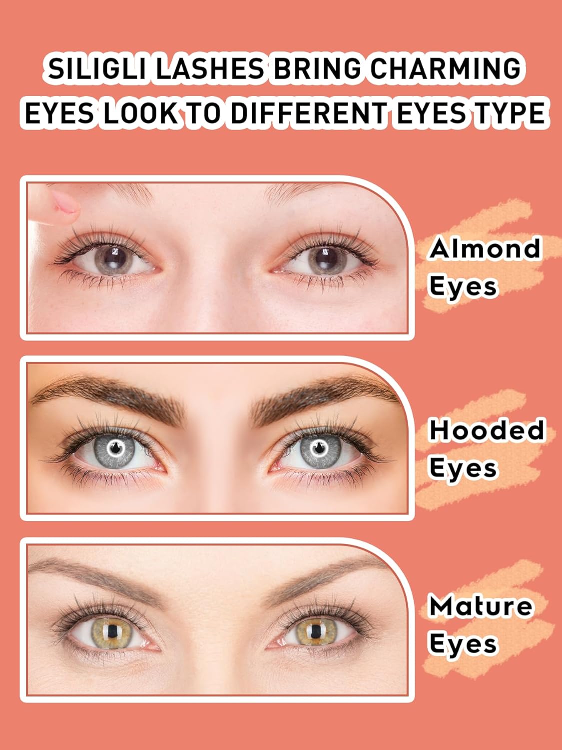 Lashes Wispy False Eyelashes Natural Look 10mm Short Lashes with Thin Band Siligli Fake Eyelashes 3D Volume Lashes Natural Short Eyelashes 7 Pair-FemmiqueWomen