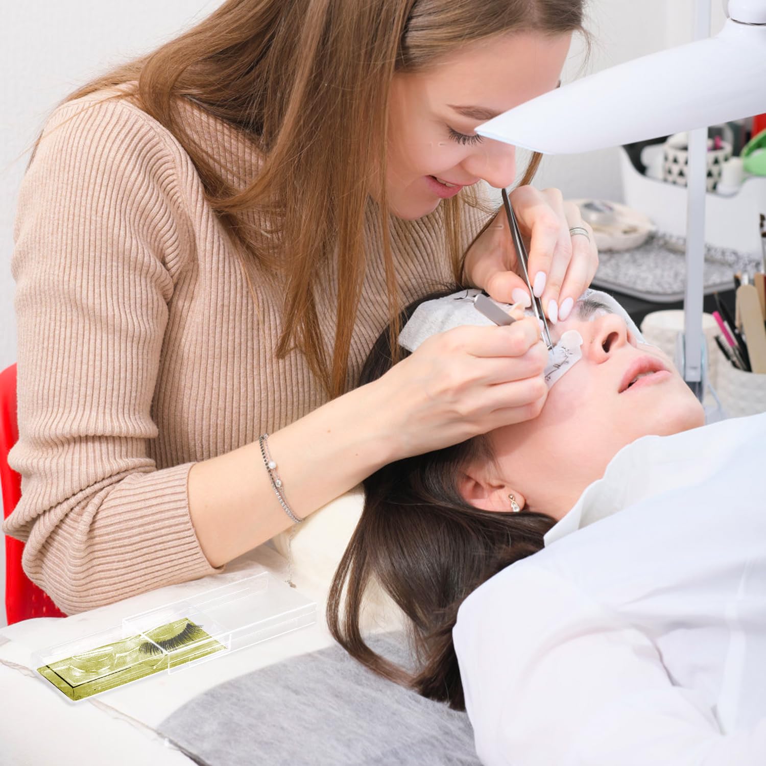 Gold Eyelash Cases - 30 Pack Customizable Lash Boxes, Bulk Lash Storage Containers with Premium Display Protection-FemmiqueWomen