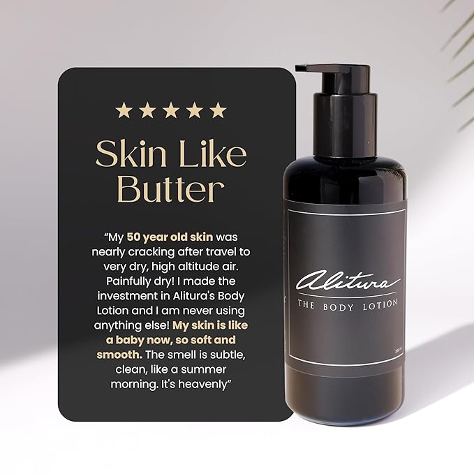 Alitura Naturals Organic Face & Body Lotion – Anti-Aging Moisturizer with Olive Oil & Acai Butter – Hydrating Cream for Dry, Sensitive & Aging Skin – For Men & Women – 200ml-FemmiqueWomen