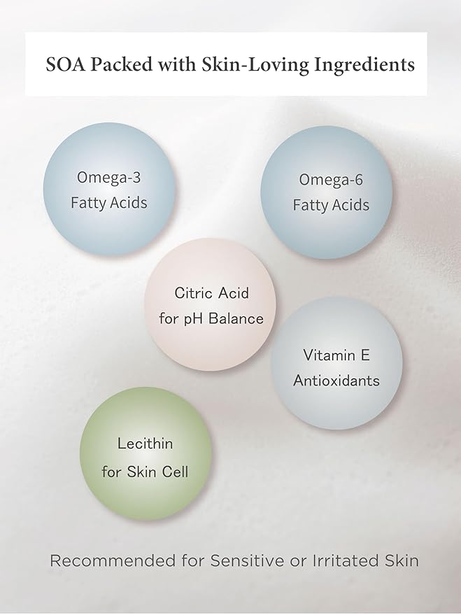 Facial Cleanse, Foaming Face Wash, Exfoliating and Hydrating Deep Skin Cleanser for Sensitive Skin-FemmiqueWomen