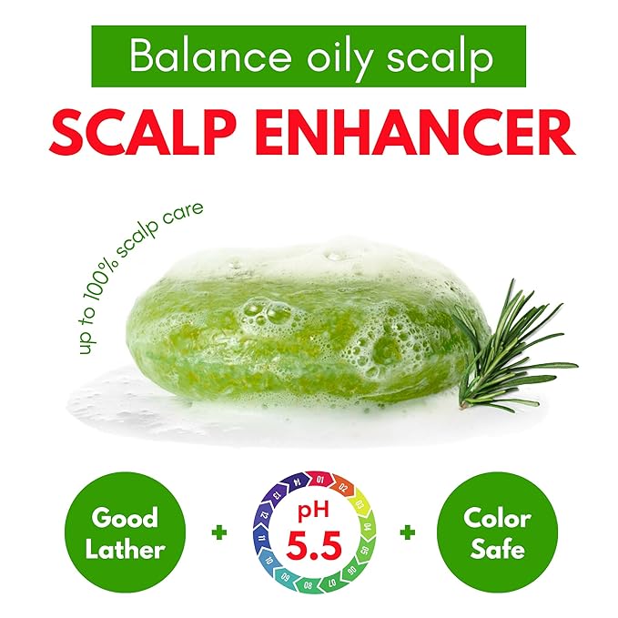 Rosemary Shampoo and Conditioner Bar Set 3 - Hair Growth, Regrowth, and Anti Hair Loss - Natural Solid Shampoo Bars for Women with Straight, Curly Hair for Thinning, Thickening Sulfate & Silicone free-FemmiqueWomen