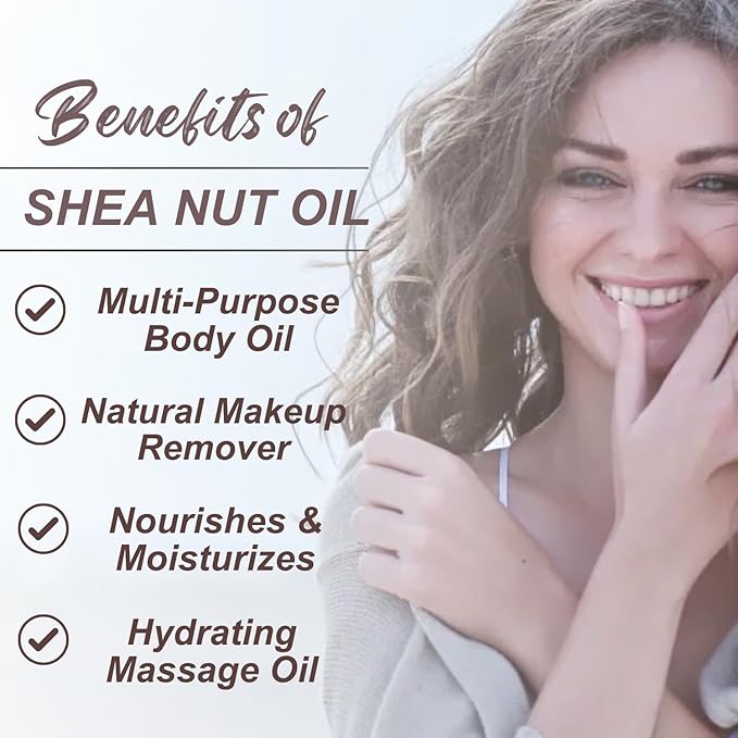 Naturevibe Botanicals Shea Nut Oil 32 Ounces | 100% Pure and Natural | Great for Skin Care and Hair Care-FemmiqueWomen