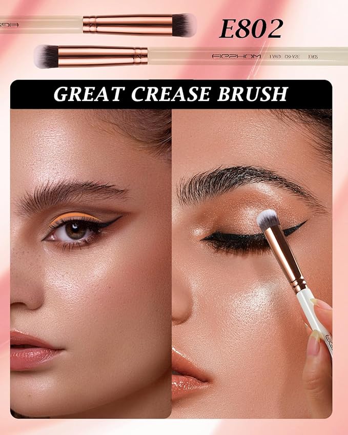 Eyeshadow Primer Brush Concealer Brush Crease Brush Eyeshadow Makeup Brush - Ivory-FemmiqueWomen