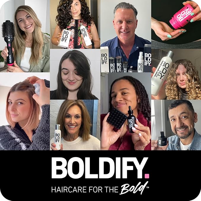 BOLDIFY Dual-Ended Hairline Powder Brush - Precision Makeup Brush Set with Sponge Tip for Seamless Blending - Ideal as a Concealer Brush, Hair Contour Brush, and Root Touch Up-FemmiqueWomen