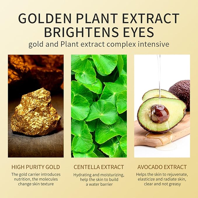 24k Gold Under Eye Patches,60PCS Collagen Eye Masks for Puffy Eyes,Dark Circles,Reduce Wrinkles,Natural Refresh Revitalizing Eye Skin Care Products-FemmiqueWomen