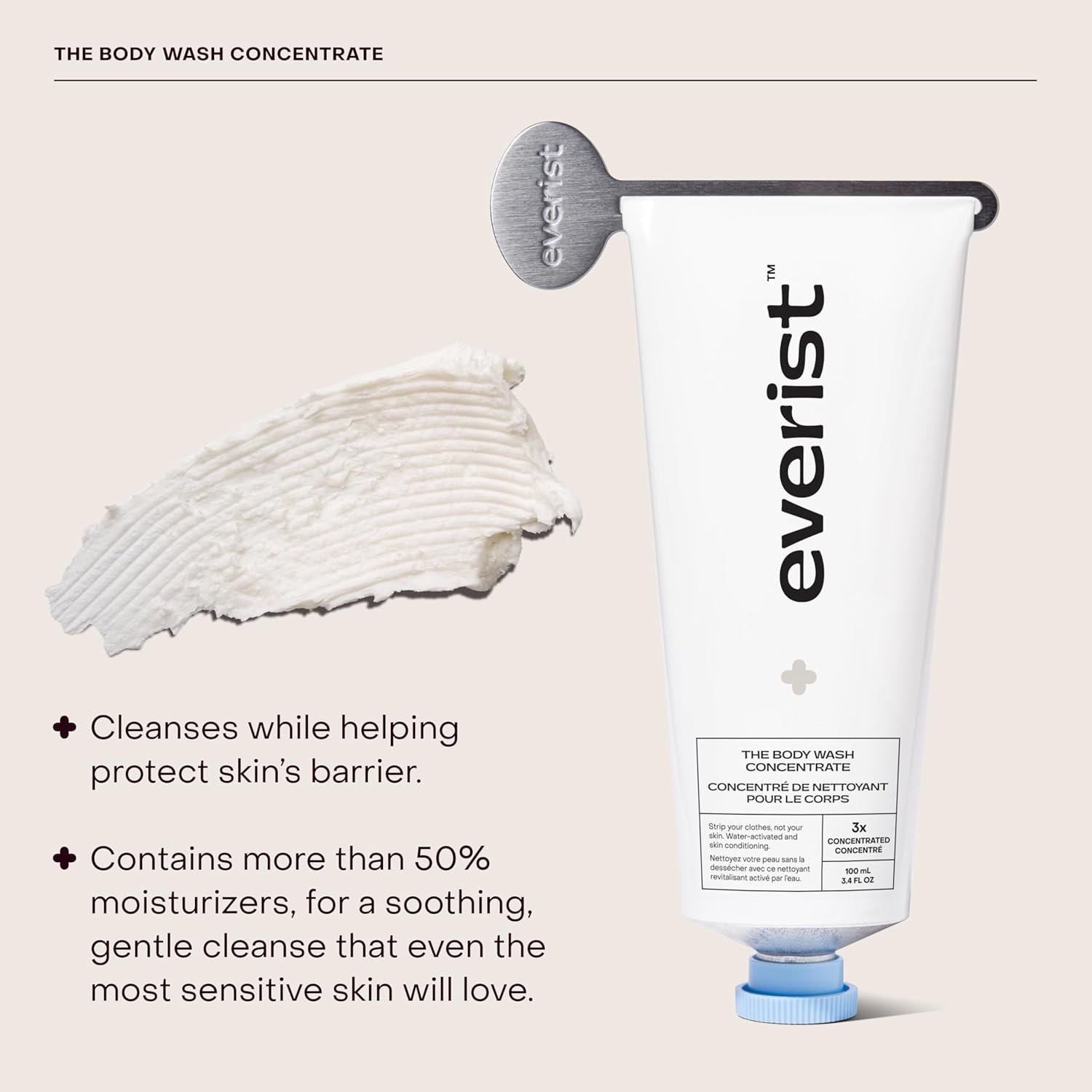 The Hydrating Body Ritual Set, 3.4 fl. oz Body Wash Concentrate & 6.09 fl. oz Post Shower Body Spritz in Jute Travel Bag, Cleansing & Hydrating For All Skin Types-FemmiqueWomen