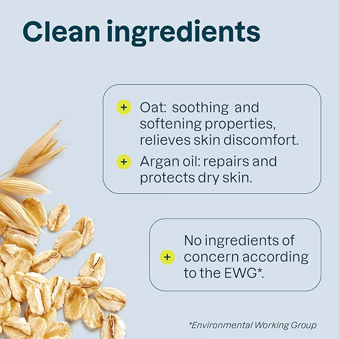 ATTITUDE Body Lotion for Sensitive Skin with Oat, EWG Verified, Dermatologically Tested, Vegan, Argan Oil, 16 Fl Oz-FemmiqueWomen