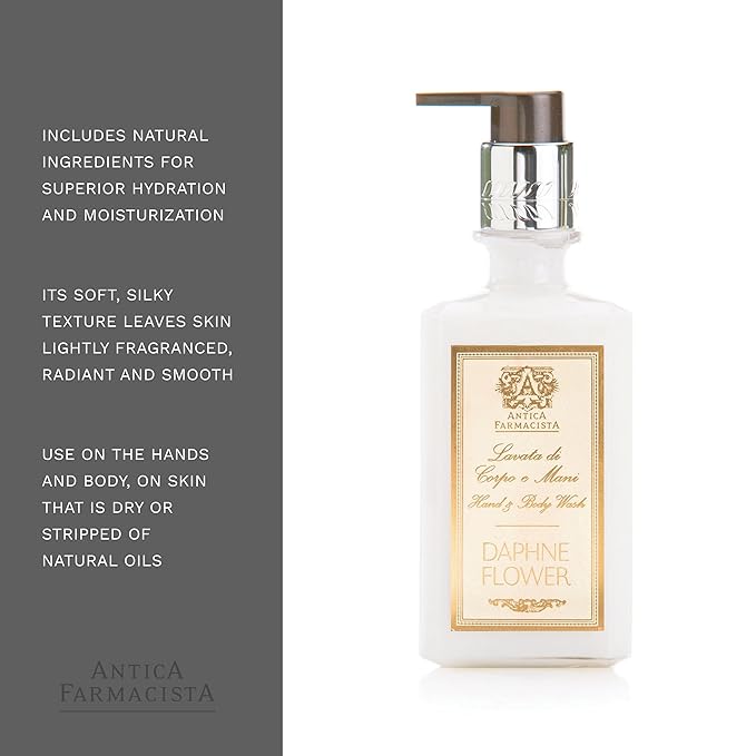 Antica Farmacista Body Moisturizer - Moisturizing Scented Lotion - Premium Body Moisturizer - Luxury Gift for Women & Men - Hand & Skin Hydration - Daphne, 10 Fl Oz-FemmiqueWomen