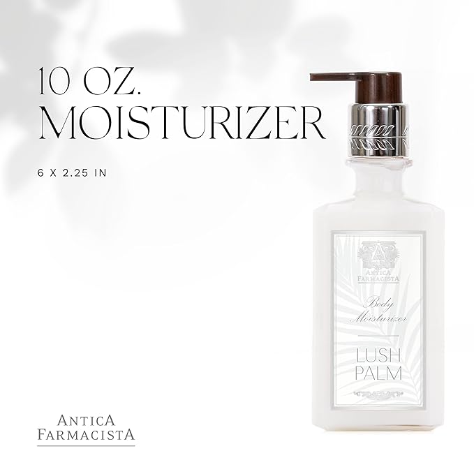 Antica Farmacista Body Moisturizer - Moisturizing Scented Lotion - Premium Body Moisturizer - Luxury Gift for Women & Men - Hand & Skin Hydration - Lush Palm, 10 Fl Oz-FemmiqueWomen