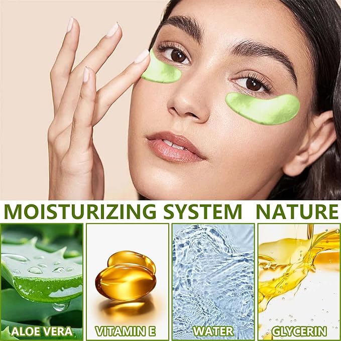 30 Pairs Under Eye Masks,Moisturizing Hydrating Under Eye Patches for Puffy Eyes,Under Eye Treatment for Dark Circles Eye Bags Fine Lines,Eye Skin Care Products for Women & Man-FemmiqueWomen