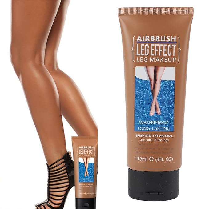 118ml Leg Makeup Lotion, Leg Body Makeup, Airbrush Legs, Body Makeup Waterproof Long Lasting Full Coverage Lightweight Leg Body Cosmetic for Wedding (3#)-FemmiqueWomen