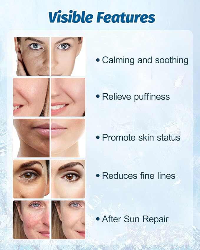 2 Pack Ice Roller for Face and Eyes, Facial Roller Device for Women, Ice Wand for Different Skin-FemmiqueWomen