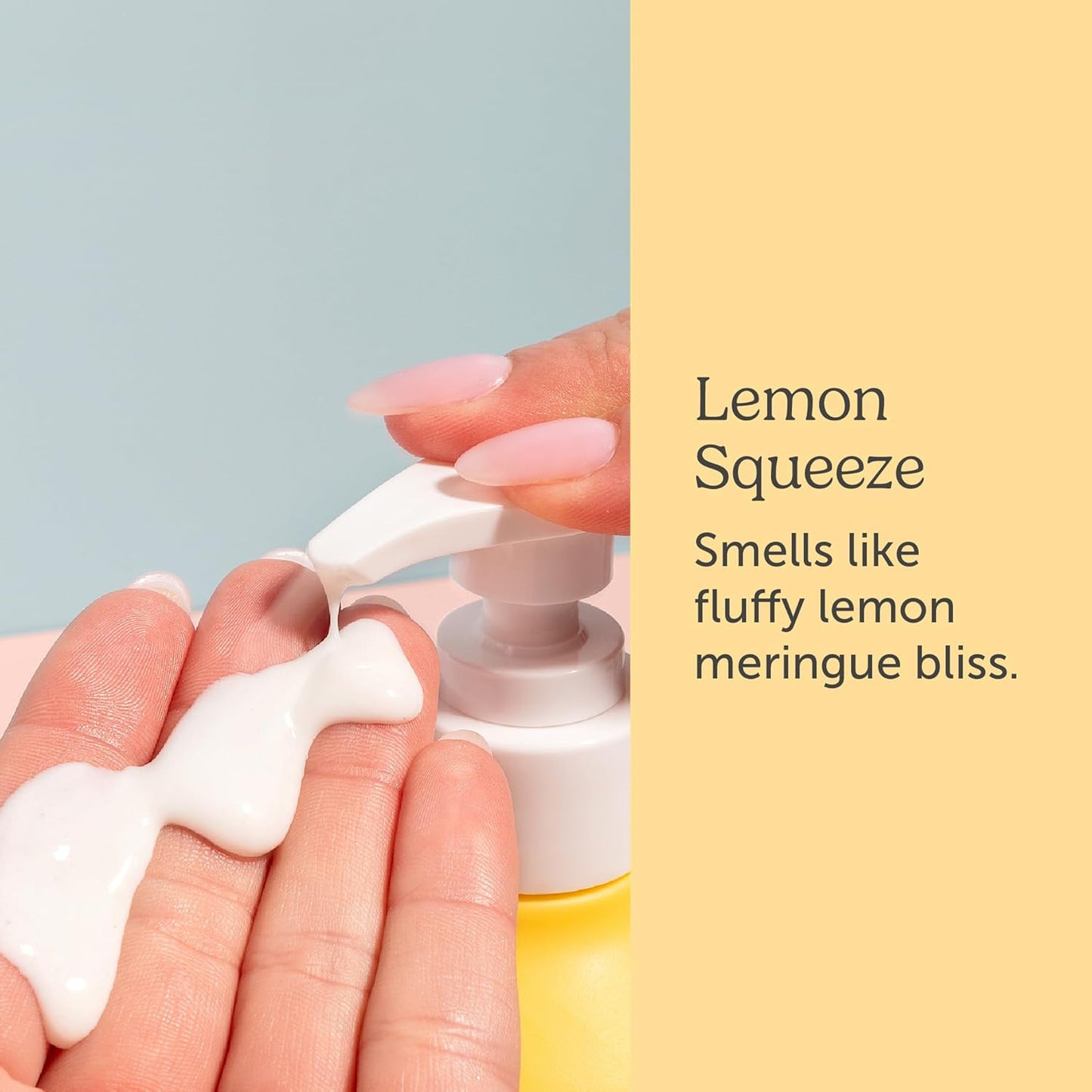 Nectar Life Exfoliating & Moisturizing Hand Wash, Volcanic Pumice for Hand Scrub, Shea Butter Softens Hands, Clean Vegan Ingredients, Lemon Scent-FemmiqueWomen