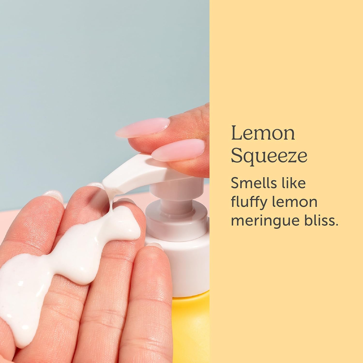 Nectar Life Exfoliating & Moisturizing Hand Wash, Volcanic Pumice for Hand Scrub, Shea Butter Softens Hands, Clean Vegan Ingredients, Lemon Scent-FemmiqueWomen