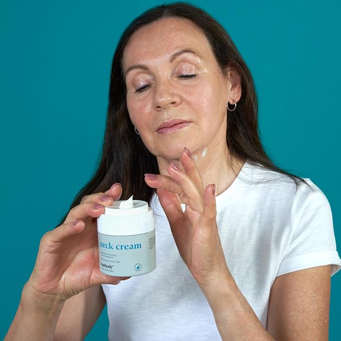 Baebody Firming Neck Cream with AHAs, CoQ10, Glycolic Acid, Green Tea for Sagging Skin, Fine Lines, Wrinkles, 1.7 Fl Oz-FemmiqueWomen