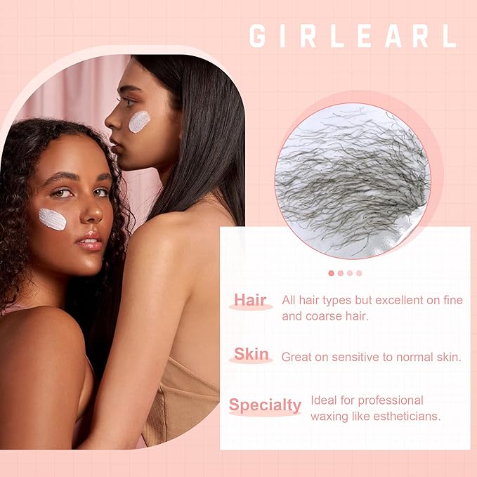 1lb Wax Beads for Hair Removal - Unscented Hard Wax Beads Refill for Professional Full Body Waxing - Ideal for Facial, Brazilian Bikini, Legs, and Underarms at Home for Women and Men (White)-FemmiqueWomen