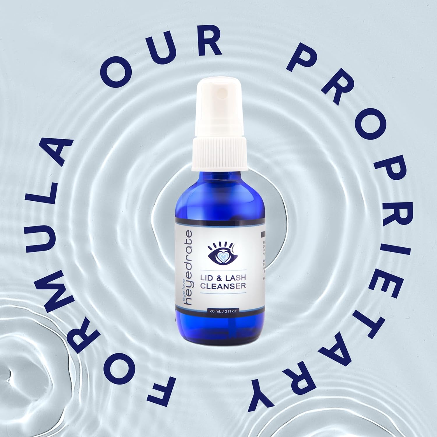 Lid and Lash Cleanser – 2oz Glass Bottle – Pure Hypochlorous Acid Spray for Soothing Dry Eye Irritation – Daily Eyelid & Lash Cleanser-FemmiqueWomen