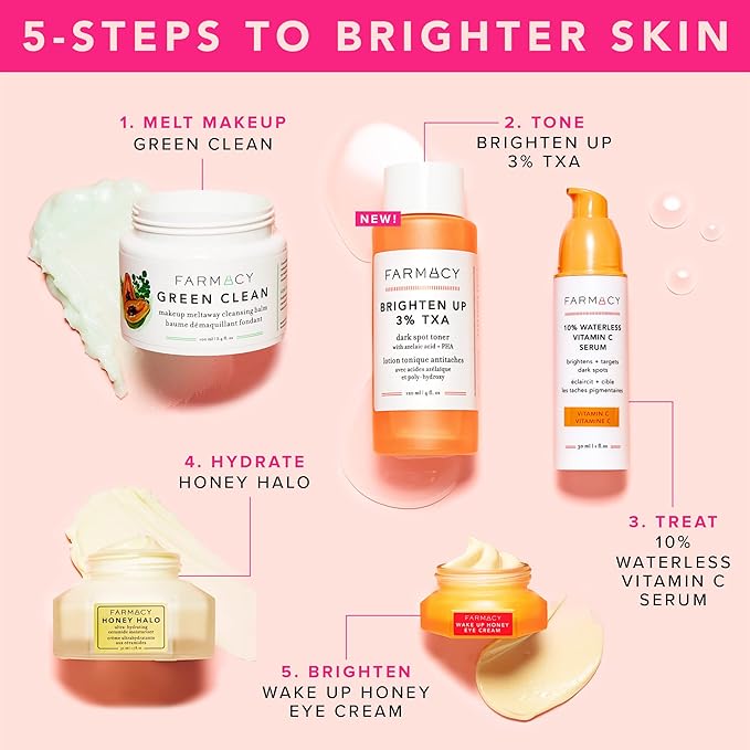 Farmacy 3% TXA Toner for Face - Brightening Face Toner for Oily Skin - Liquid Exfoliant with Azelaic Acid + 5% PHA to Target Visible Dullness + Help Reduce Uneven Skin Tone (50ml)-FemmiqueWomen