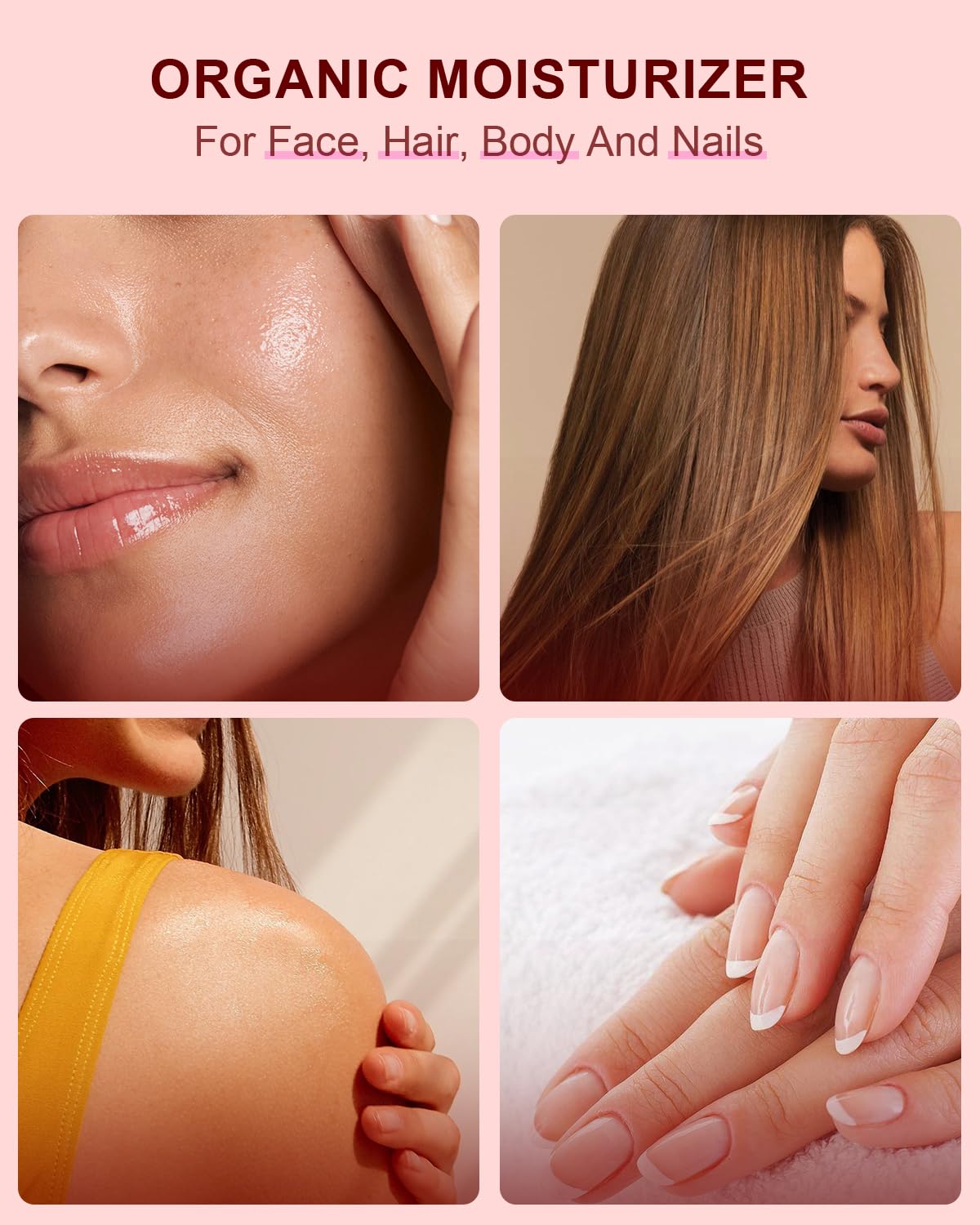 Organic Rosehip Seed Oil, USDA 100% Pure Rosehip Oils for Face, Hair & Body, Large Glass Bottle 16 fl oz Cold Pressed Rose Hip Oil for Skin Care, Moisturizing, Massage, Gua Sha & DIY Blends-FemmiqueWomen