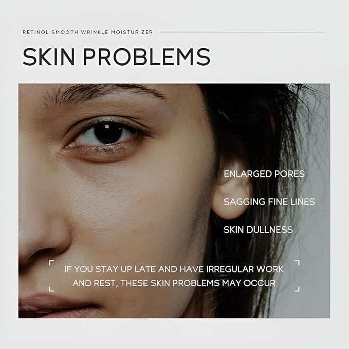 Retinol Cream for Face, Anti Aging Face Moisturizer with Hyaluronic Acid, Rapid Wrinkle Repair, Day & Night Cream Serum for Women, Reduce Fine Lines, Wrinkles & Dark Spots 1.06oz, 2Pack-FemmiqueWomen