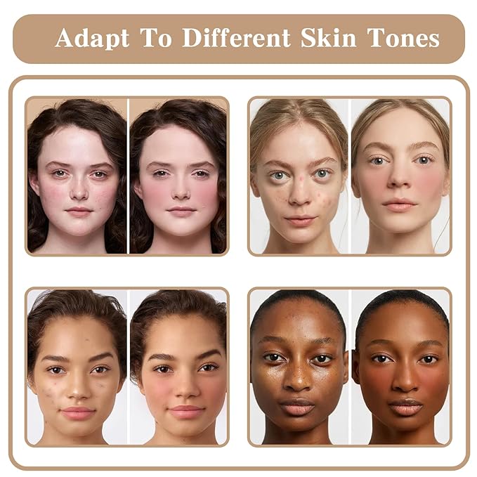 12 Colors Color Correcting Concealer Foundation Palette, Cream Blush and Concealer Palette, Long Wearing Smudge Proof Blendable Matte Finish Blush Powder Highlighter Cream Contour Palette Makeup (02)-FemmiqueWomen