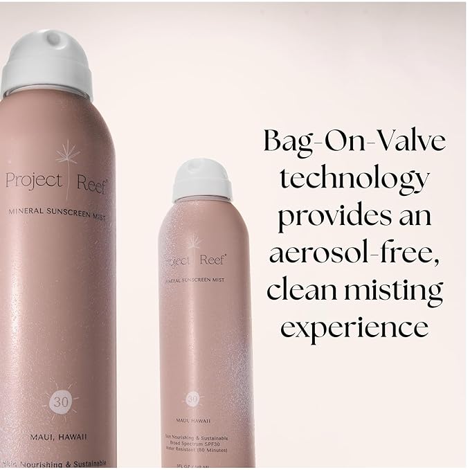 SPF 30 Mineral Sunscreen Spray - Non-Aerosol, Reef Safe, Zinc Sun Block w/ Natural Ingredients, No White Cast Sunscreen for All Skin Types-FemmiqueWomen