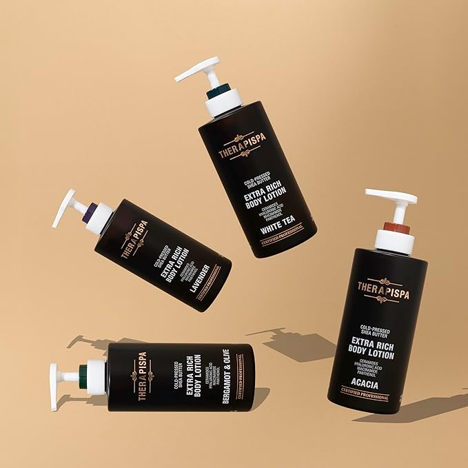 Scented Body Lotion for Women – Deep Hydration & Refreshing Moisturizer with Shea Butter, Ceramides & Panthenol to Revive & Nourish Dry Skin (Bergamot & Olive, 17.0 fl oz)-FemmiqueWomen