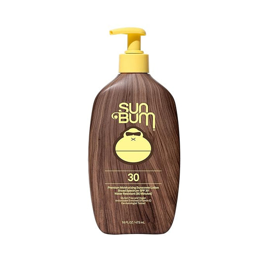 Sun Bum Original SPF 30 Sunscreen Body Lotion - Broad Spectrum Moisturizing Sunscreen with Vitamin E - Hawaii 104 Act Compliant (Made Without Octinoxate & Oxybenzone) - 16 oz-FemmiqueWomen