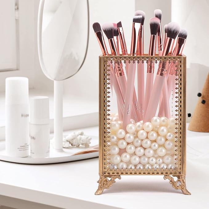 MSQ Eye Makeup Brushes Set with Soft Synthetic Hairs & Real Wood Handle for Eyeshadow, Eyebrow, Eyeliner, Blending (Pink), 12pcs-FemmiqueWomen