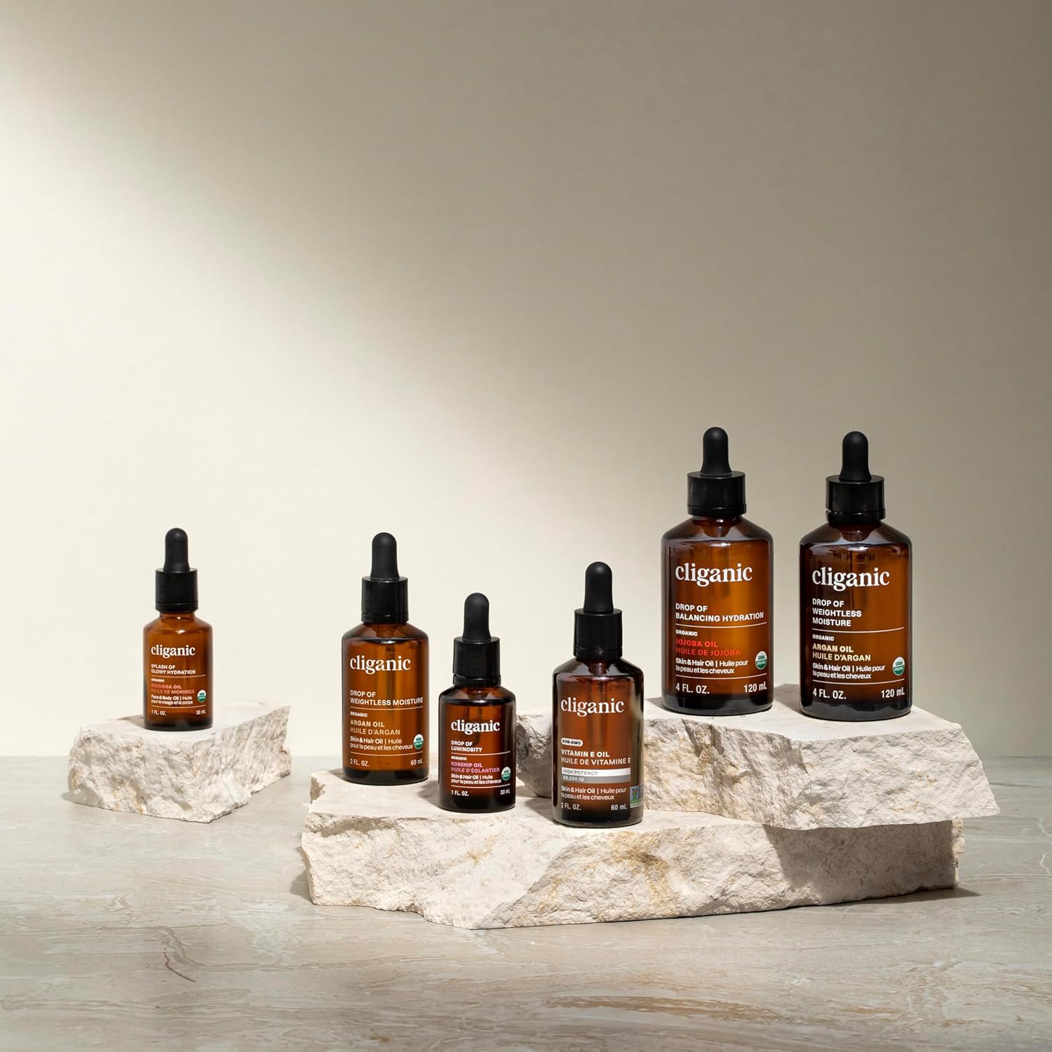 Cliganic Pure Vitamin E Oil for Skin, Scars, Hair & Face - 30,000 IU, Non-GMO Verified | Natural D-Alpha Tocopherol-FemmiqueWomen