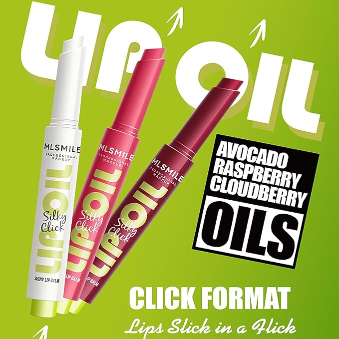 3 Colors Slick Click Lip Balm Set Hydrating Jelly Lipstick Tinted Lip Stain Lip Gloss, Moisturizing, Lightweight, Buildable, Pigmented Vegan Lip Balm, Glossy Lip Makeup for Girls (A)-FemmiqueWomen