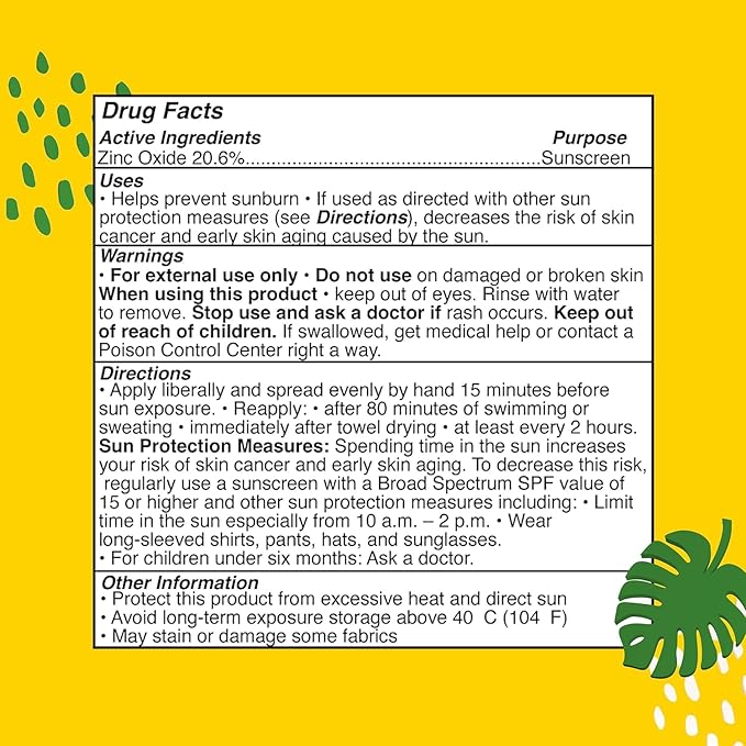 Hello Bello Mineral SPF 50 Face & Body Sunscreen Stick, Water Resistant and Reef Friendly Roll On Sun Protection, 1oz-FemmiqueWomen