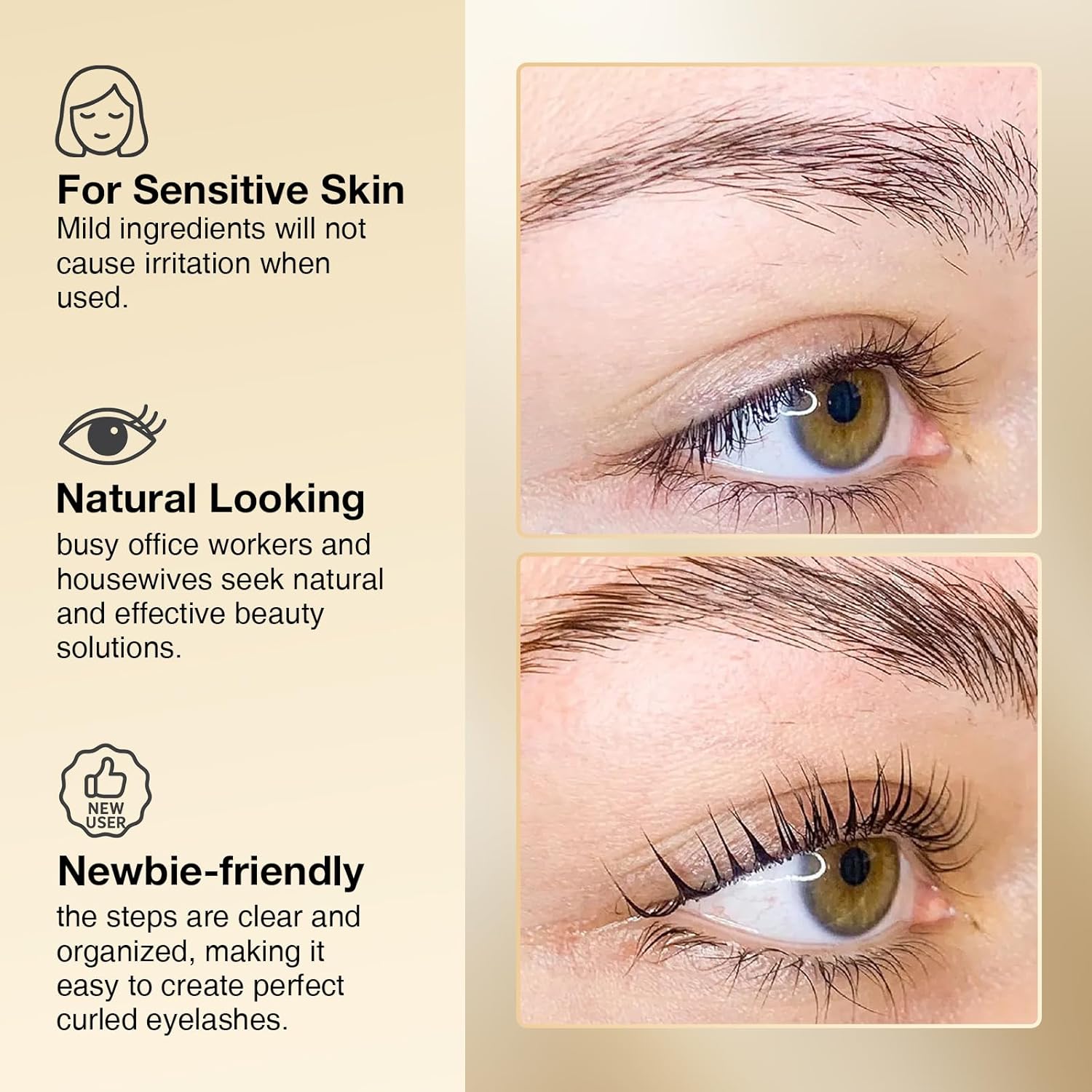 Brow Lamination Kit Lash Lift Kit, Sachet Refill Eyelash Perm Kit for Natural Curling Long-Lasting, Instant Eyelash Lift Kit, Brow Perm Kit for Salon-Quality Results at Home-FemmiqueWomen