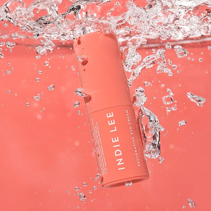 Indie Lee Restorative Eye Cream - Anti Aging Under Eye Cream for Wrinkles, Hydrating Dark Circle Corrector, Puffy Eyes Treatment with Hyaluronic Acid, Conditioning Algae & Licorice Root (0.5oz / 15ml)-FemmiqueWomen