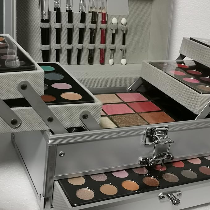 118 Colors Makeup Kit All-in-one Makeup Set, Cosmetic-Gift for Women -Include Makeup Brush Set, Eyeshadow Palette, Brow Powder, Eyebrow Pencil, Lip brush -(Multicolor 101)-FemmiqueWomen