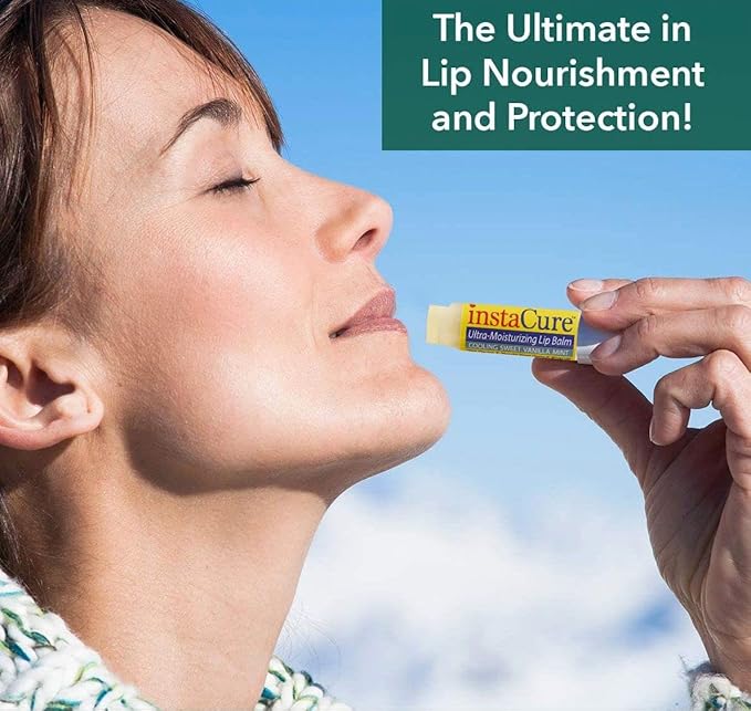 InstaCure Original Nose Balm With Raw Manuka Honey Vitamin E Shea Butter Aloe Vera Oil And Vanilla Mint Ultra-Moisturizing Max Repair/Protective Lip Balm - Fast Relief for Dry Nose & Soreness (3 Pack)-FemmiqueWomen