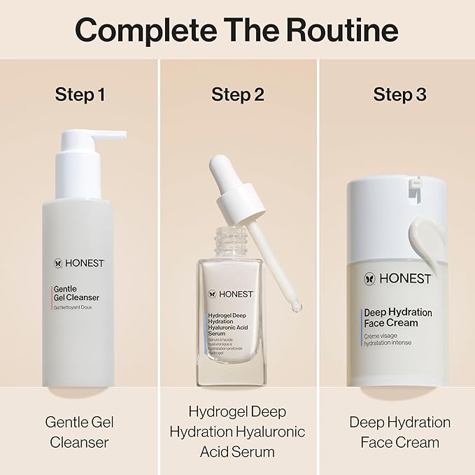 Honest Beauty Deep Hydration Face Cream for Dry Skin | Hydrates + Supports Natural Moisture Barrier | Hypoallergenic + Gentle for Sensitive Skin | 1.7 fl oz-FemmiqueWomen