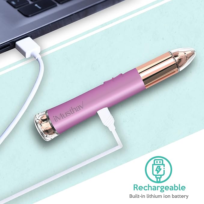 2 in 1 Eyebrow and Facial Hair Remover for Women Painless Flawless Electric Razor Epilator Trimmer Shaver with 18K Gold-Plated, USB Rechargeable, 360° LED for Eyebrow and Face Hair Removal-FemmiqueWomen