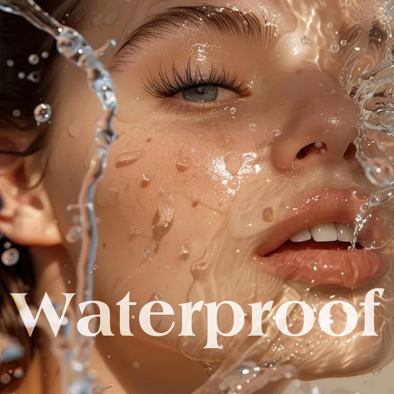 Self Adhesive Eyelashes Natural Self Adhesive Lash Clusters Pre glued Eyelash Clusters zanlufly No Glue Needed Lashes Wispy C-curly Cluster Eyelash extensions 10-16MM Individual Lashes-FemmiqueWomen