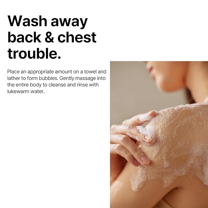 SOME BY MI AHA BHA PHA 30 Days Miracle Acne Clear Body Cleanser - 13.5oz, 400ml - Daily Exfoliating Tea Tree Acne Body Wash with Salicylic Acid - Deep Cleanses Sebum and Impurities - Korean Skin Care-FemmiqueWomen