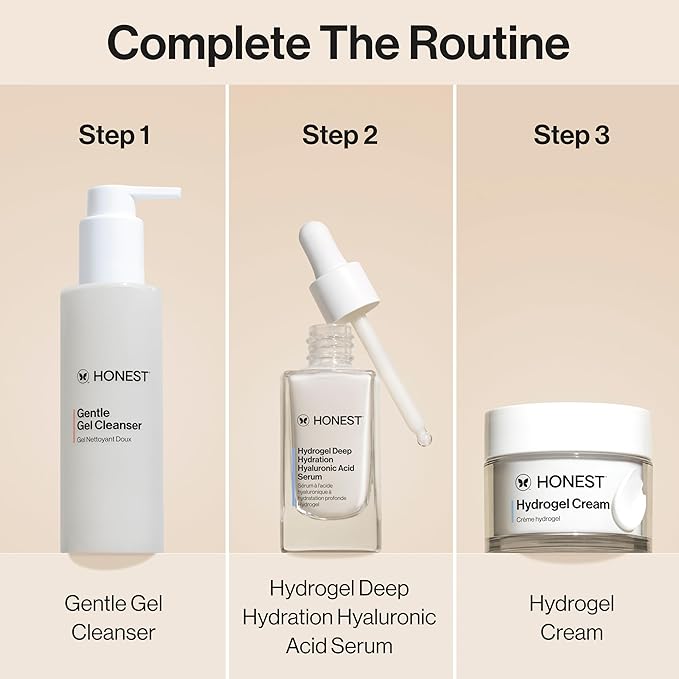 Honest Beauty Refill Pod for Full Size Hydrogel Cream | Lightweight, Moisturizing Water Cream | Gentle for Sensitive Skin, Fragrance Free, Vegan | 1.7 fl oz-FemmiqueWomen